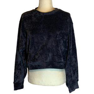 Noize Cropped Velour Sweatshirt. New With Tickets. Size XL.